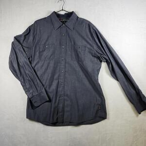 Airwalk Long Sleeve‎ Button Down Shirt Blue Size XL Skater Casual
